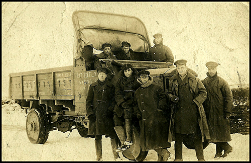 winter lorry